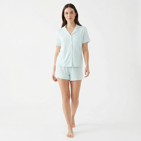 Women's Short Sleeve and Shorts Pajama Set