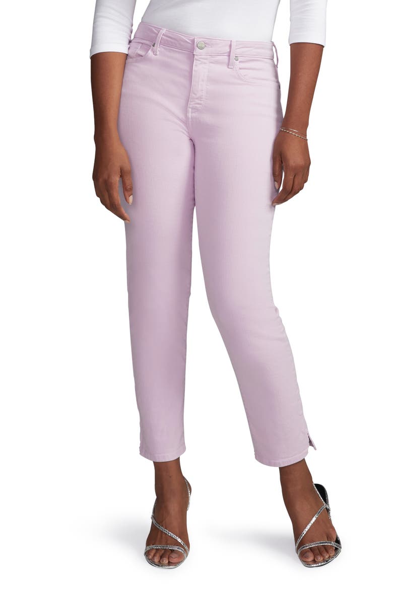 Curves 360 by NYDJ Slim Straight Leg Ankle Jeans, Main, color, LILAC PETAL
