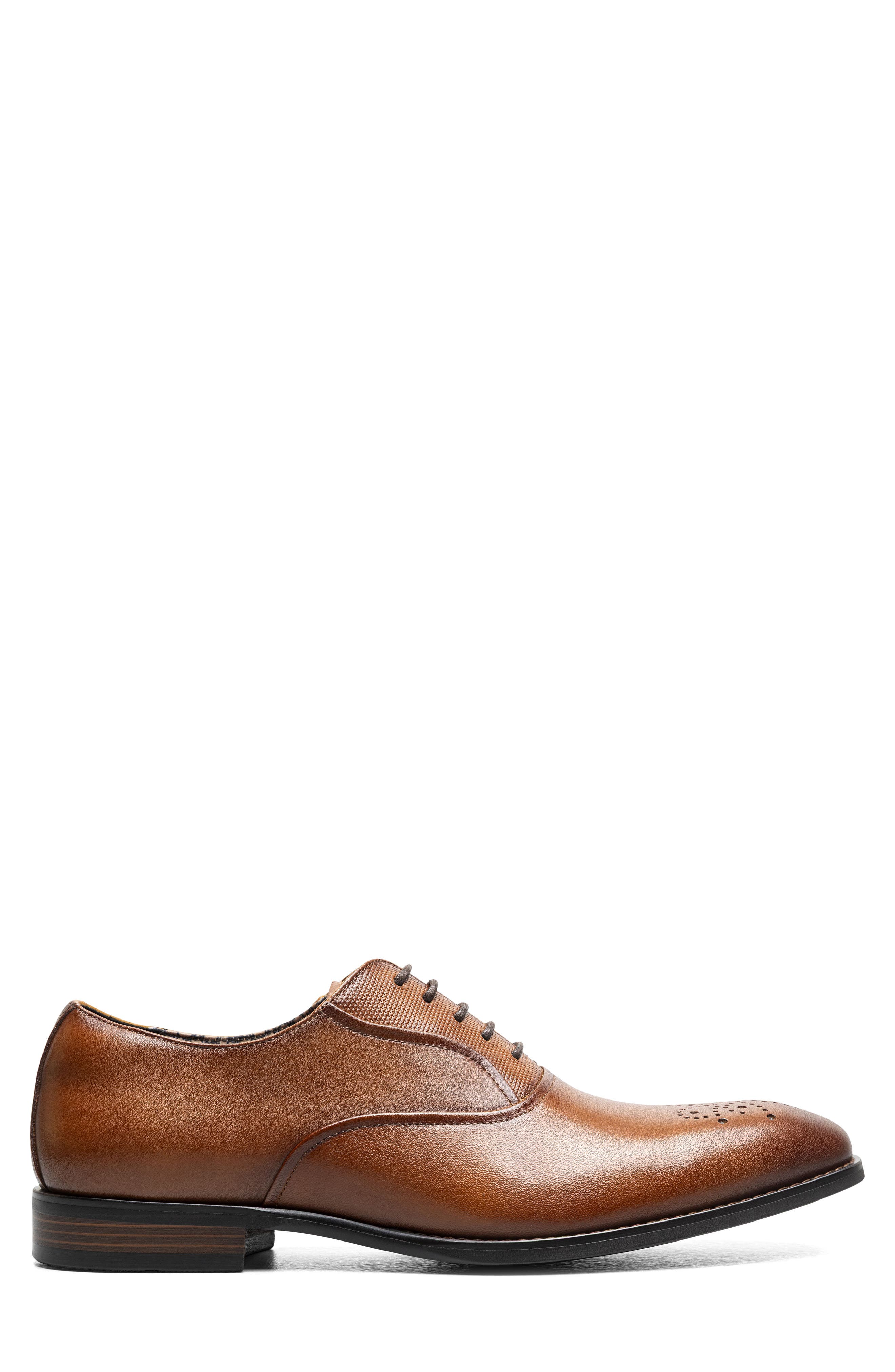 Langford Leather Oxford, Alternate, color, COGNAC