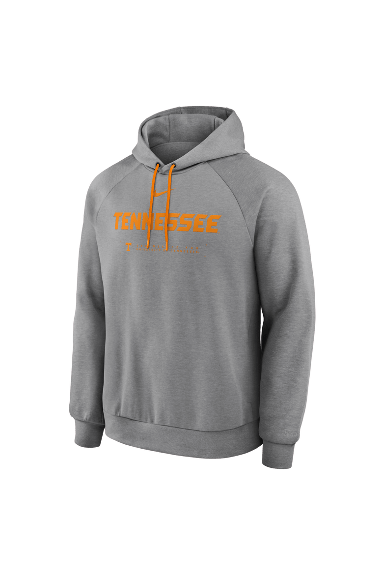 Men's Nike Gray Tennessee Volunteers 2025 Courtside Basketball Practice Raglan Dri-FIT Hoodie, Alternate, color, Gray