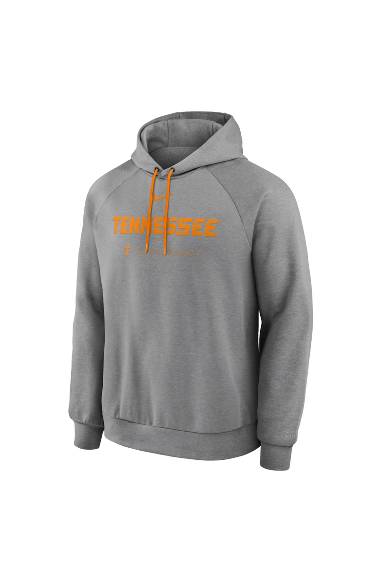 Nike Men's Nike Gray Tennessee Volunteers 2025 Courtside Basketball Practice Raglan Dri-FIT Hoodie, Alternate, color, Gray