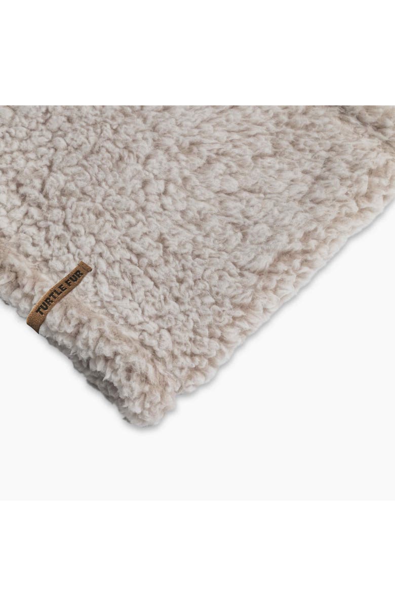 Turtle Fur High Pile Fleece Neck Warmer, Alternate, color, Natural