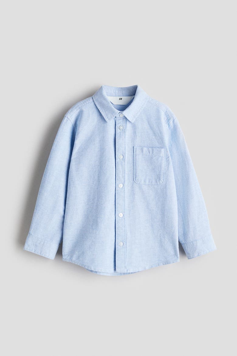 Cotton Shirt, Alternate, color, Light blue