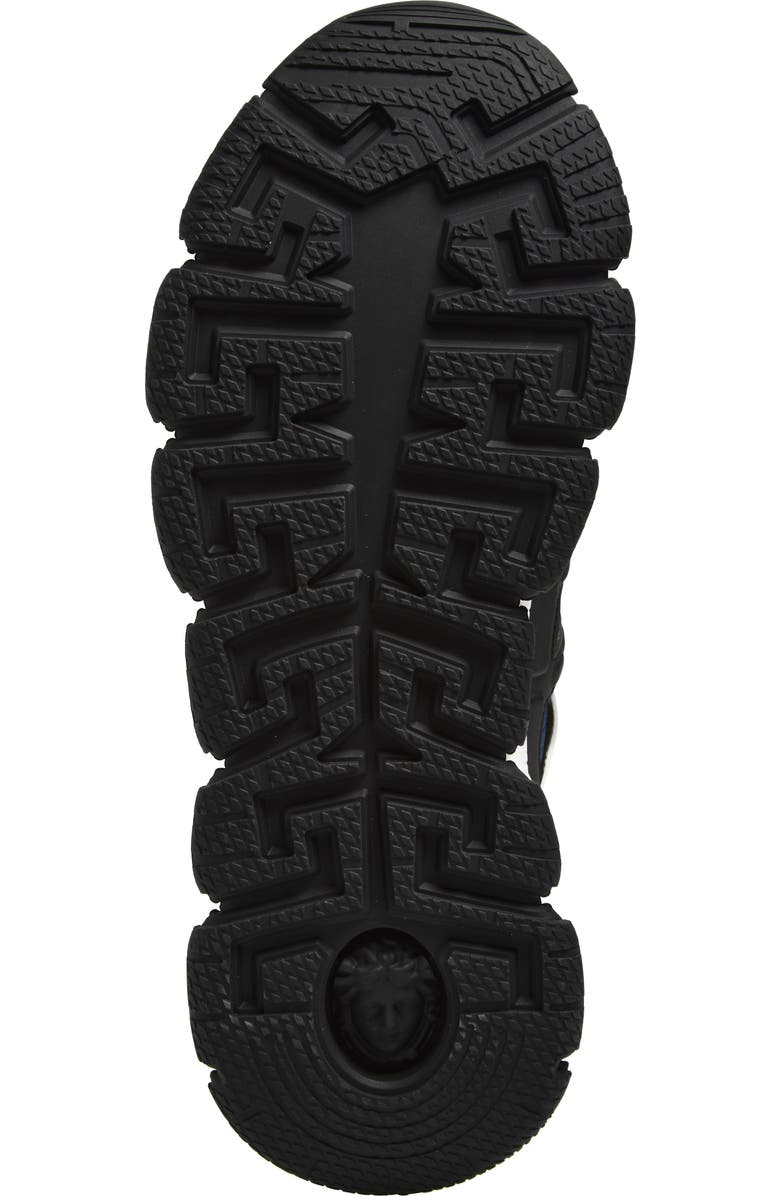 Versace Trigreca Sneaker, Alternate, color, Black Blue Petrolio White