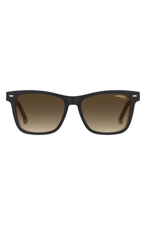 54mm Gradient Rectangular Sunglasses
