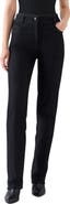 Akris punto Chess Straight Leg Jeans