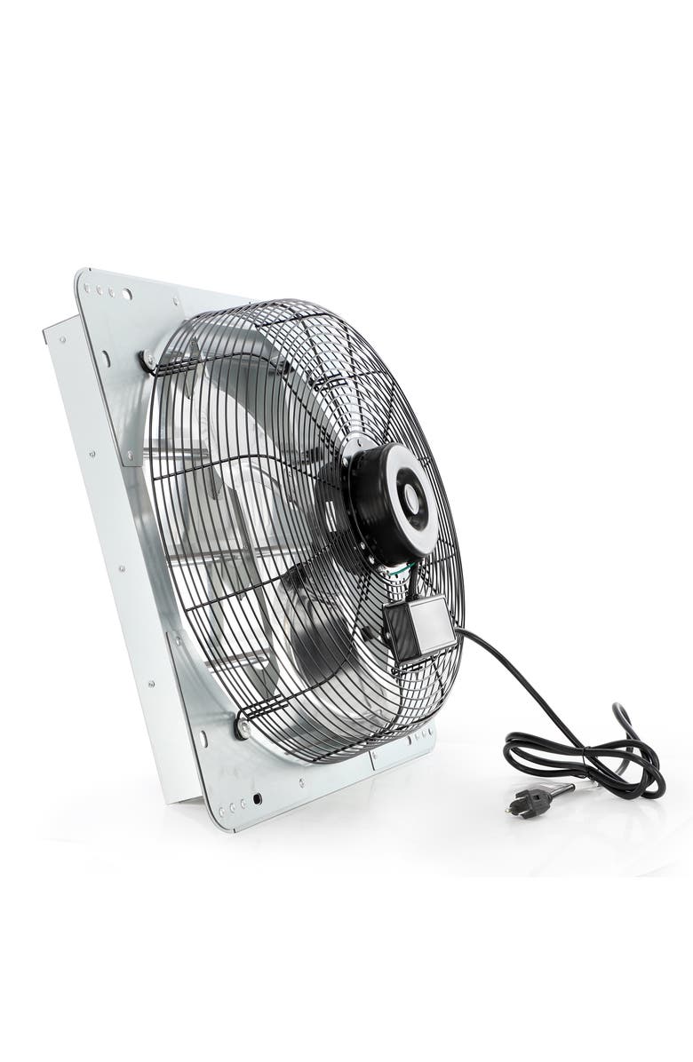 Vie Air 18 Inch Shutter Exhaust Fan with Power Cord, Alternate, color, Chrome