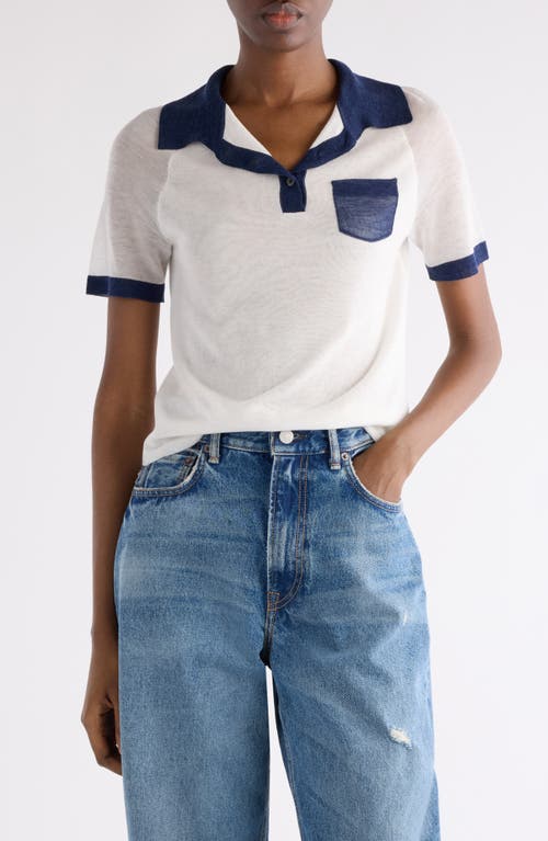 Acne Studios Kout Transparent Top In White