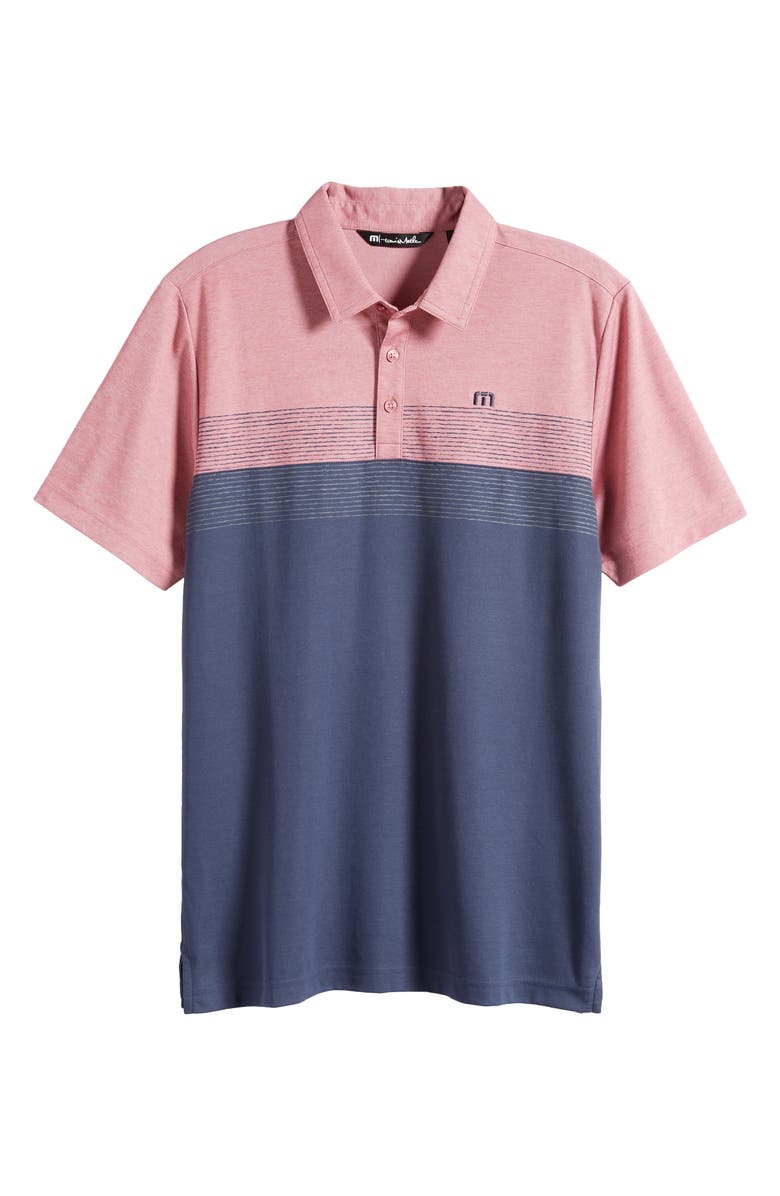 TravisMathew Lake Life Piqué Polo, Alternate, color, Earth Red