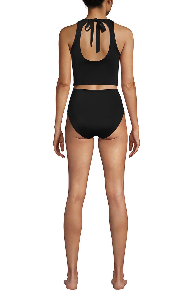 Lands' End Tugless Portrait Back Set, Alternate, color, Black