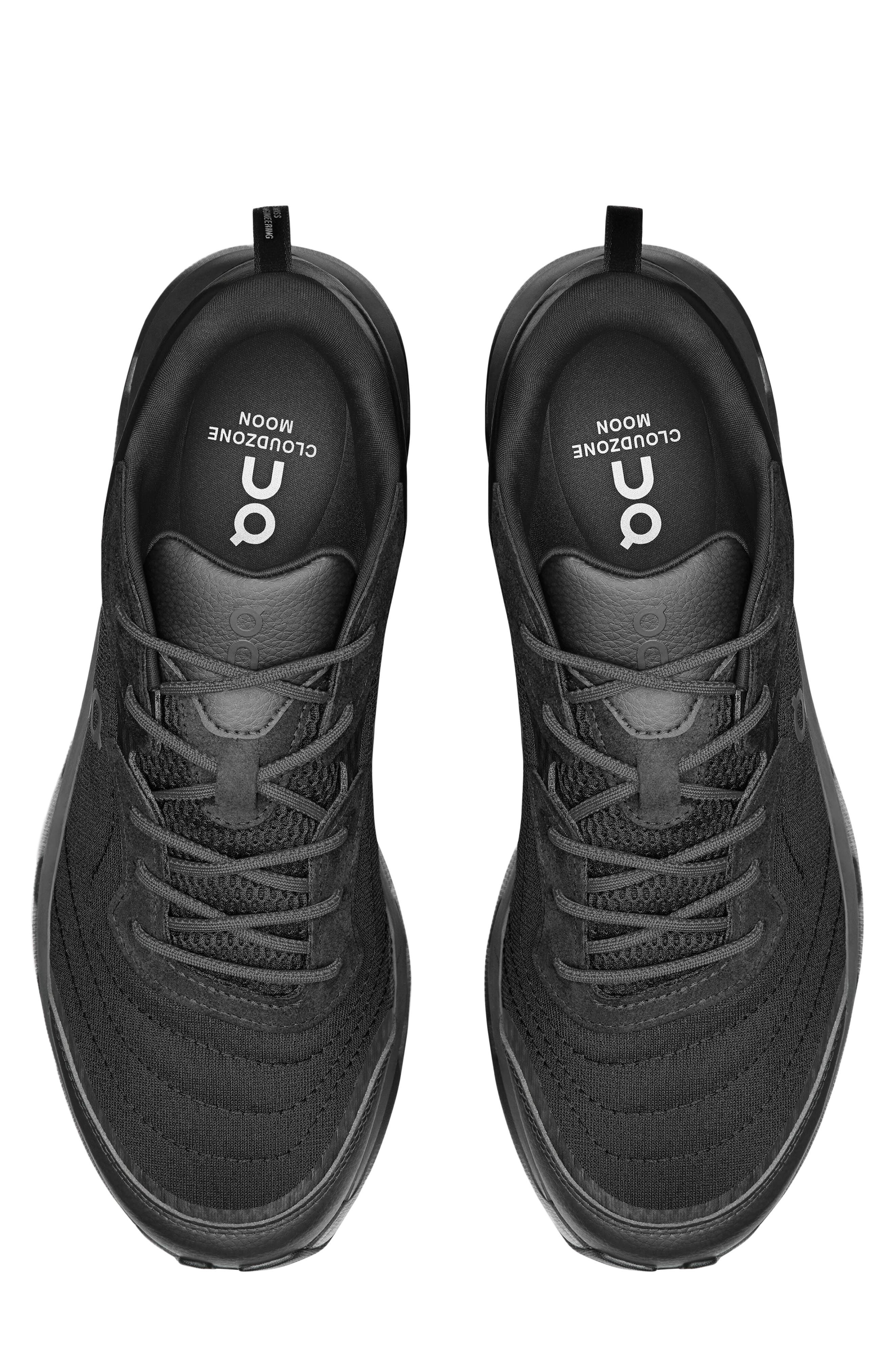 Cloudzone Moon Sneaker, Alternate, color, BLACK/ BLACK