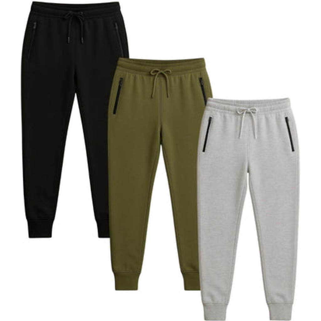 Benben Womens 3 Pack Ultra Soft Fleece Joggers