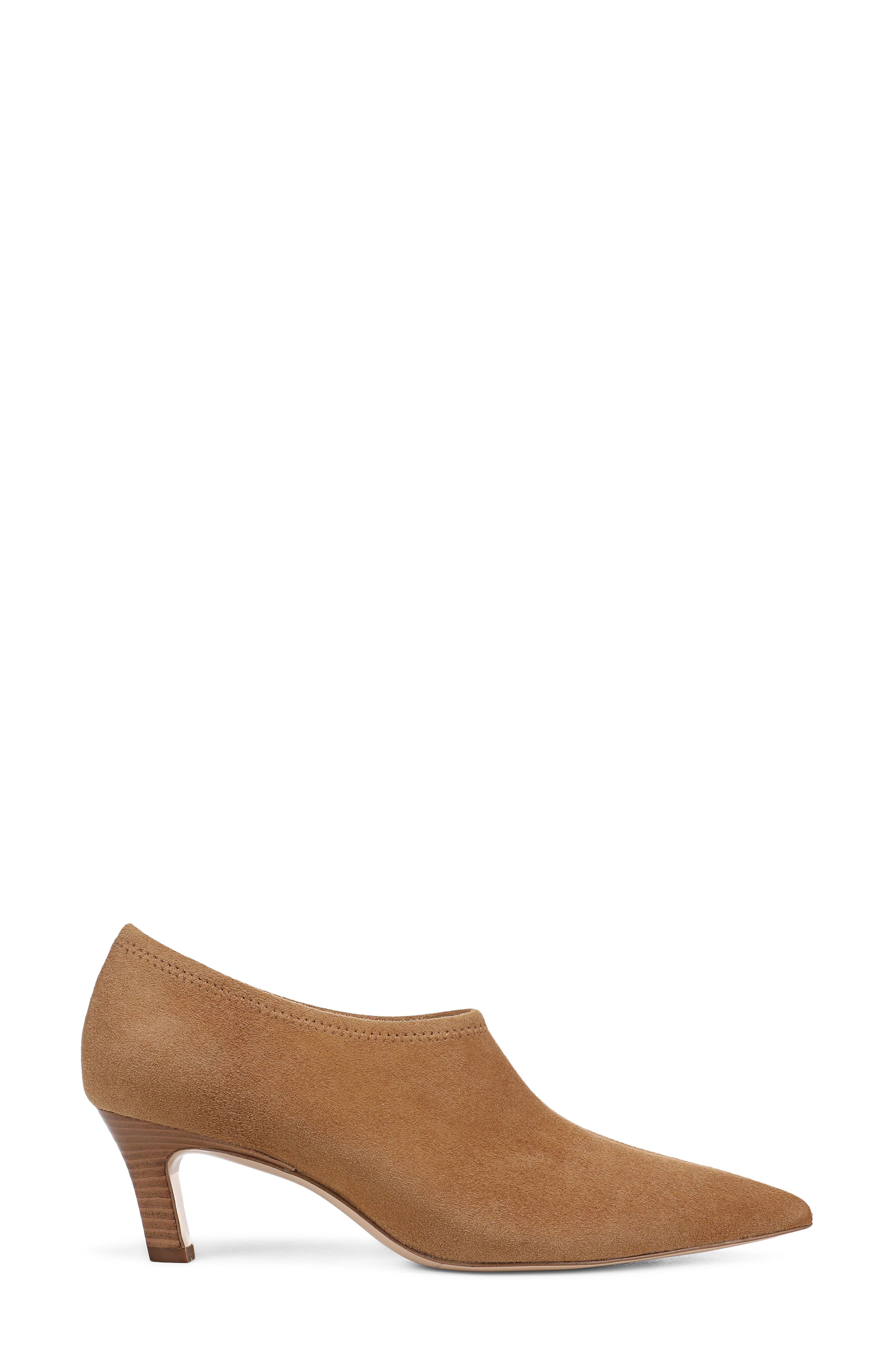 Stoj Pointed Toe Kitten Heel Ankle Bootie, Alternate, color, BROWN SUGAR