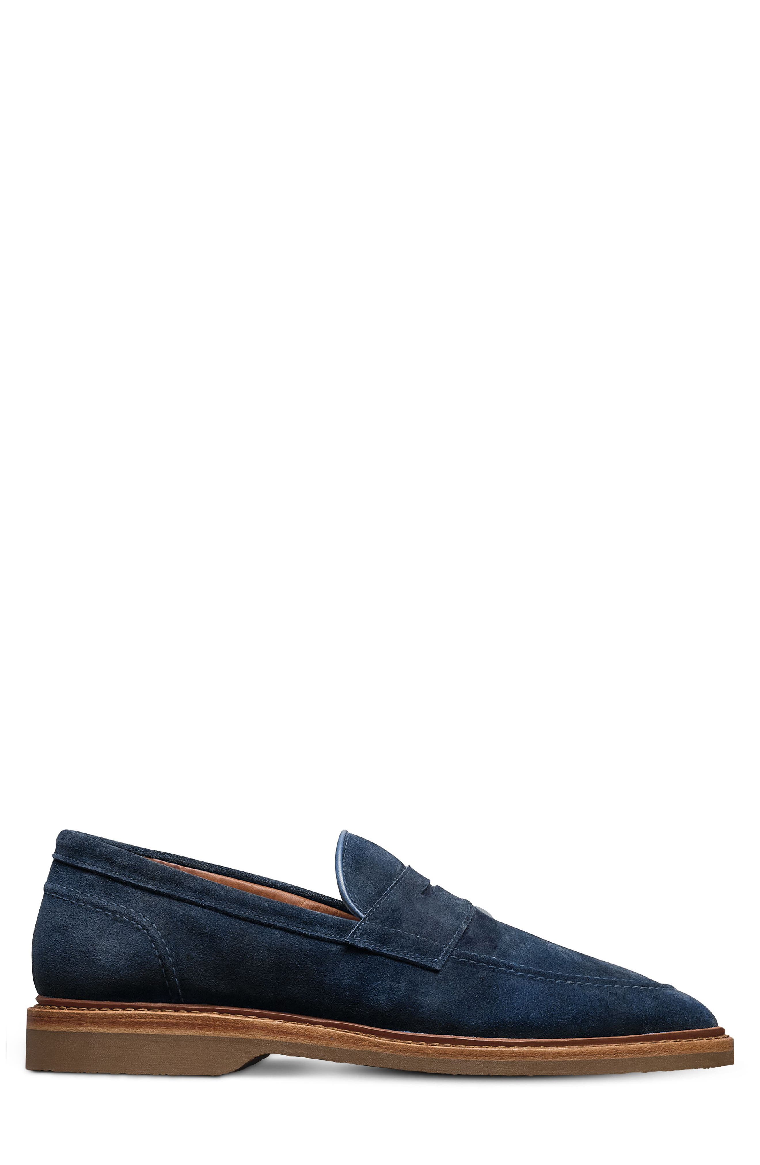 Allen Edmonds Randolph Verse Penny Loafer, Alternate, color, Navy