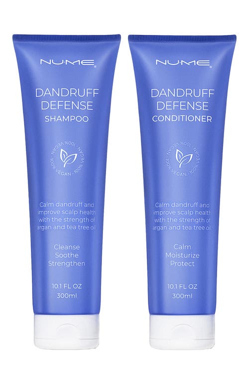 NUME Dandruff Duo | Vegan Flake-Fighting Shampoo & Conditioner in Blue  product