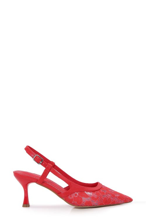 BERNESS BERNESS HEIDI LACE SLINGBACK PUMP