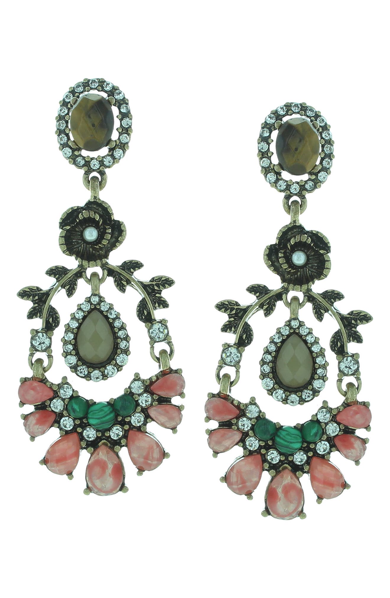 OLIVIA WELLES Gala Ready Chandelier Earrings
