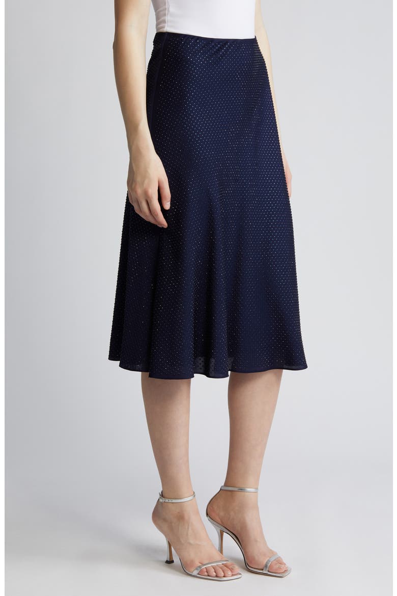 Dallas Studded Skirt, Alternate, color, MIDNIGHT BLUE