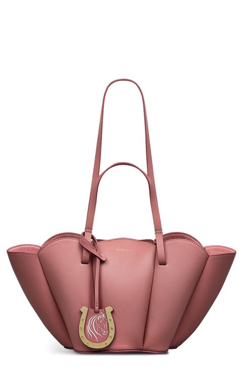 x Kentucky Derby Lily Small Leather Tote