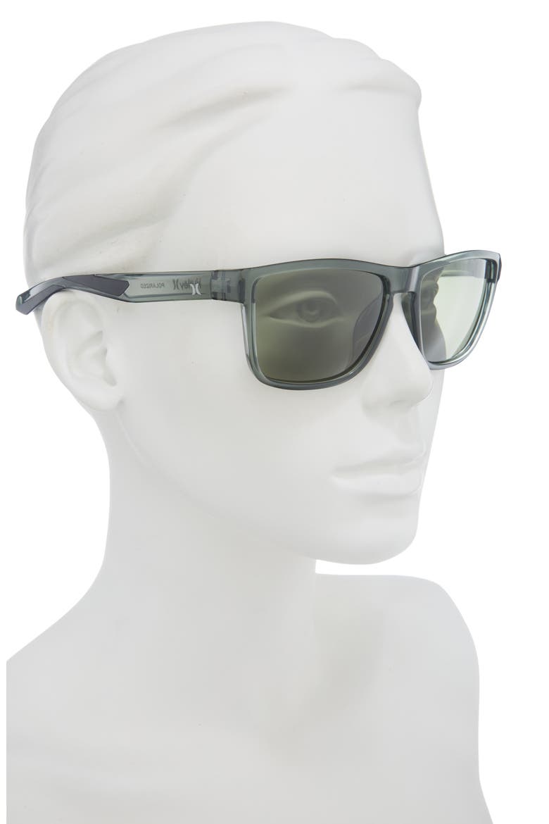 58mm Square Sunglasses, Alternate, color, DEEP OLIVE