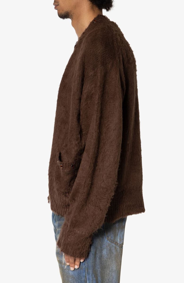 mnml Faux Gem Accent Cardigan, Alternate, color, 