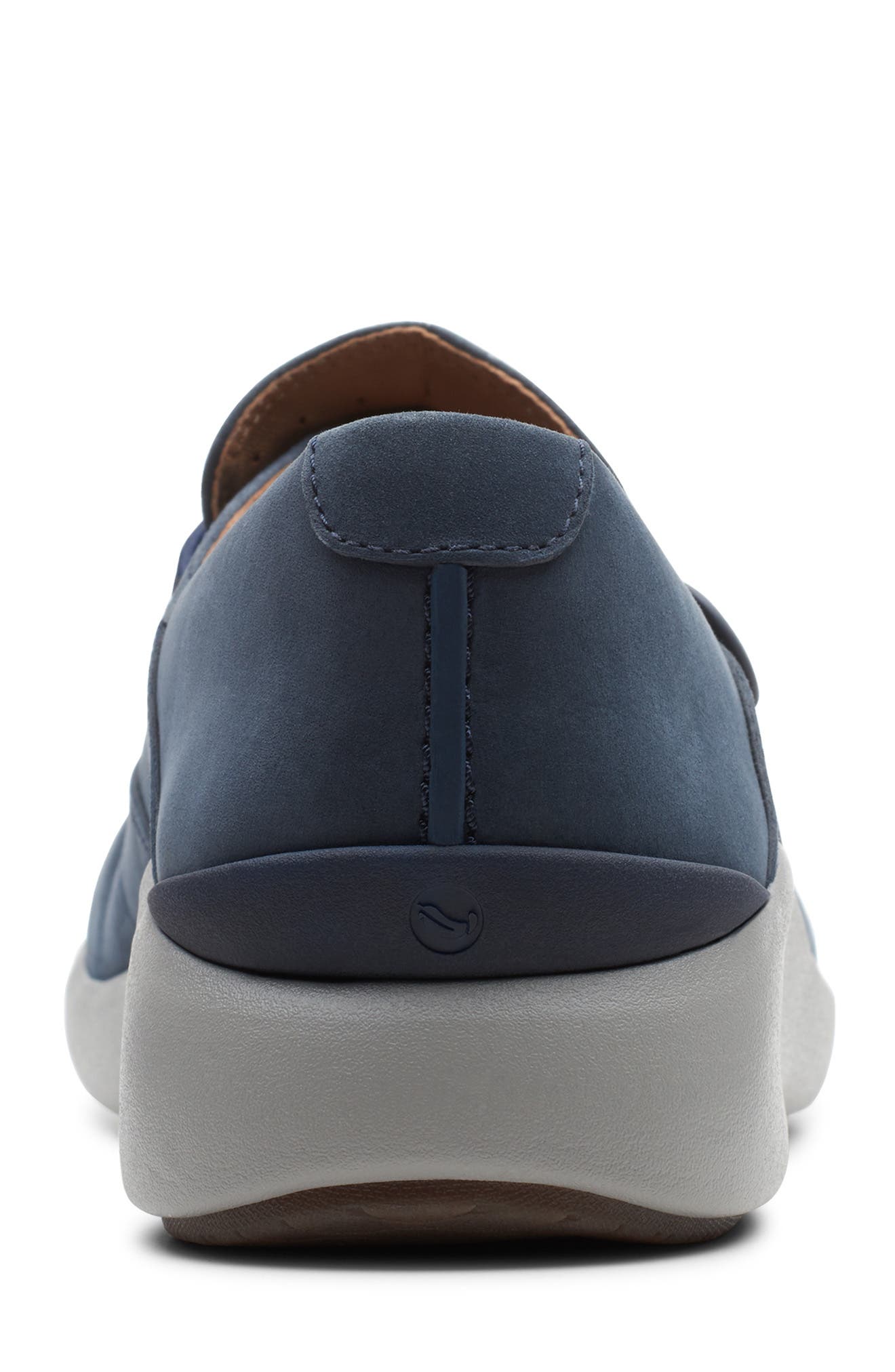Un Loop 2 Walk Flat, Alternate, color, NAVY NUBUCK LEATHER