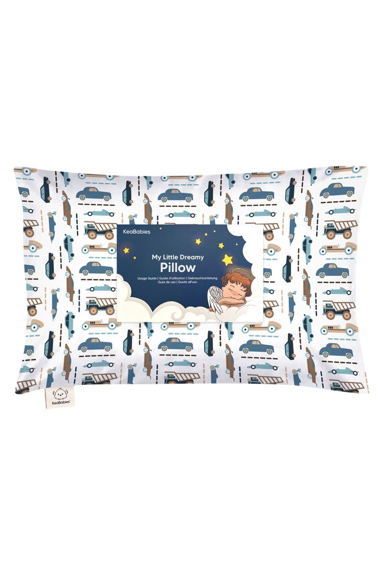 Toddler Pillow with Pillowcase, Main, color, Vroom