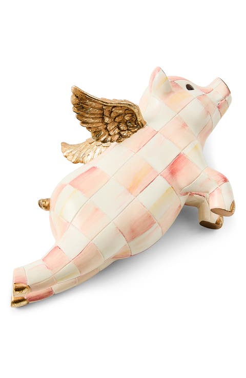 Rosy Check Flying Pig Pot Climber