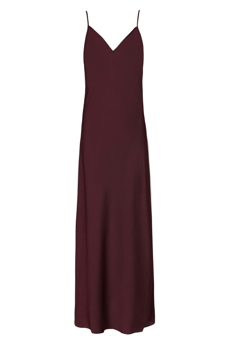 Karla Two-Piece Sweater & Slipdress, Alternate, color, BORDEAUX RED
