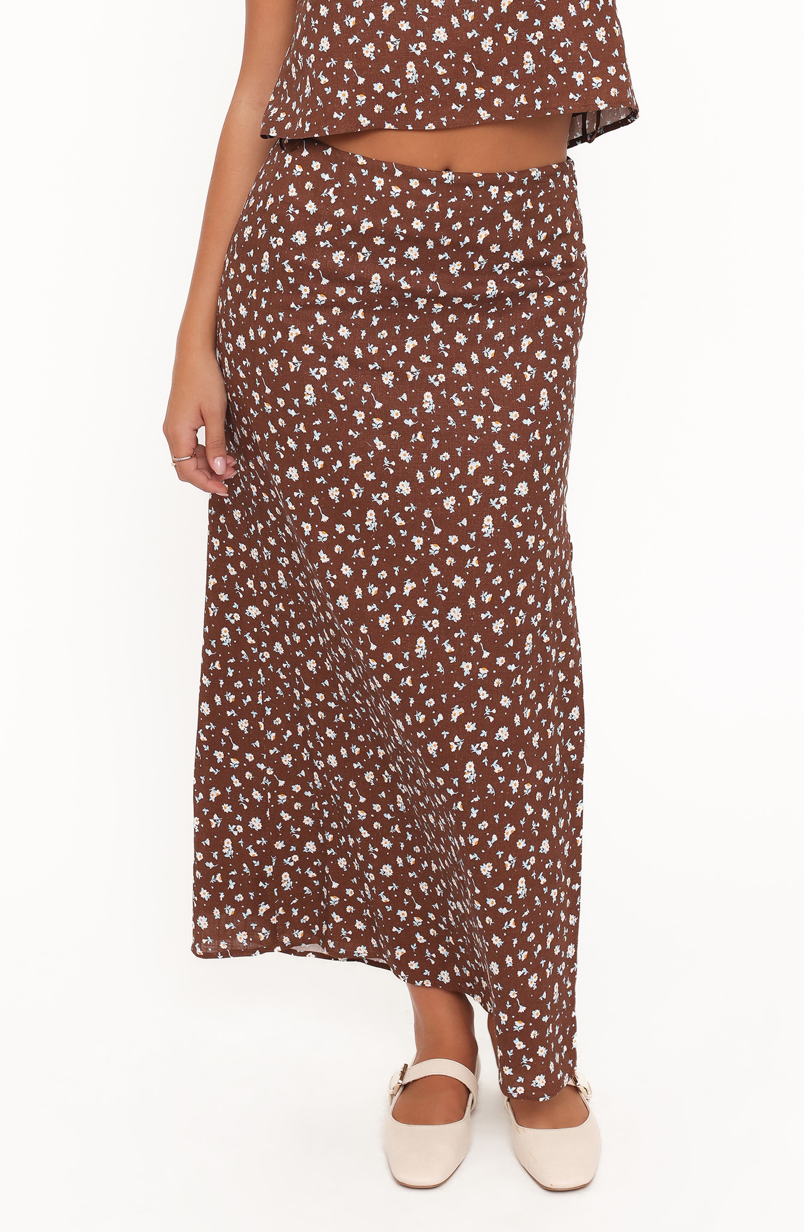 selected BROWN FLORAL