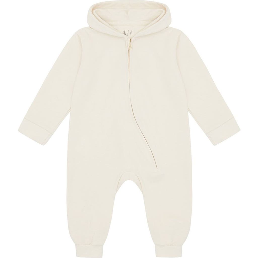 Vild House Of Little Organic Cotton Jumpsuit In Ecru