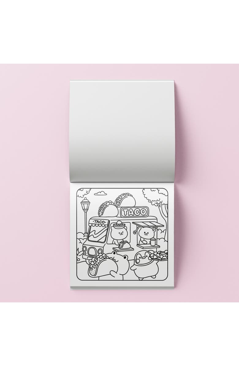 Art Maker Cozy Coloring, Around Town Art Kit, 32 Page Adult Coloring Book Set, Alternate, color, Multicolored