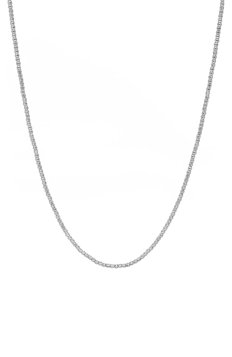Adina Reyter Bead Chain Necklace, Alternate, color, Sterling Silver