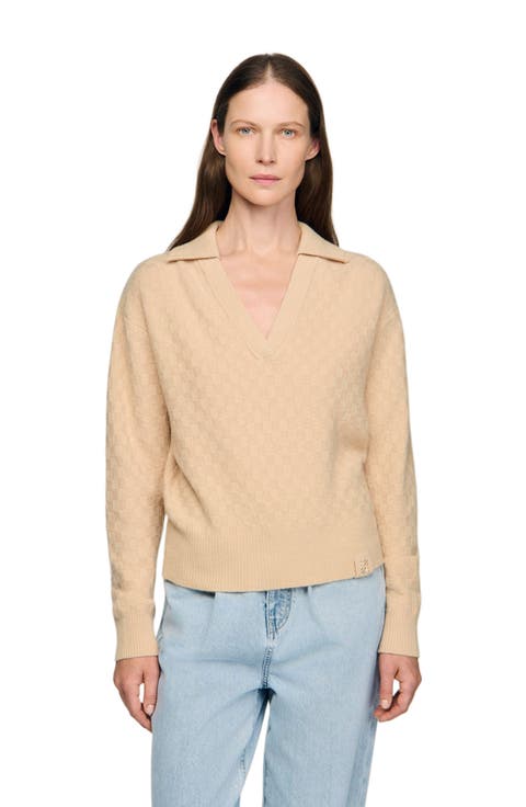 Polo-neck sweater