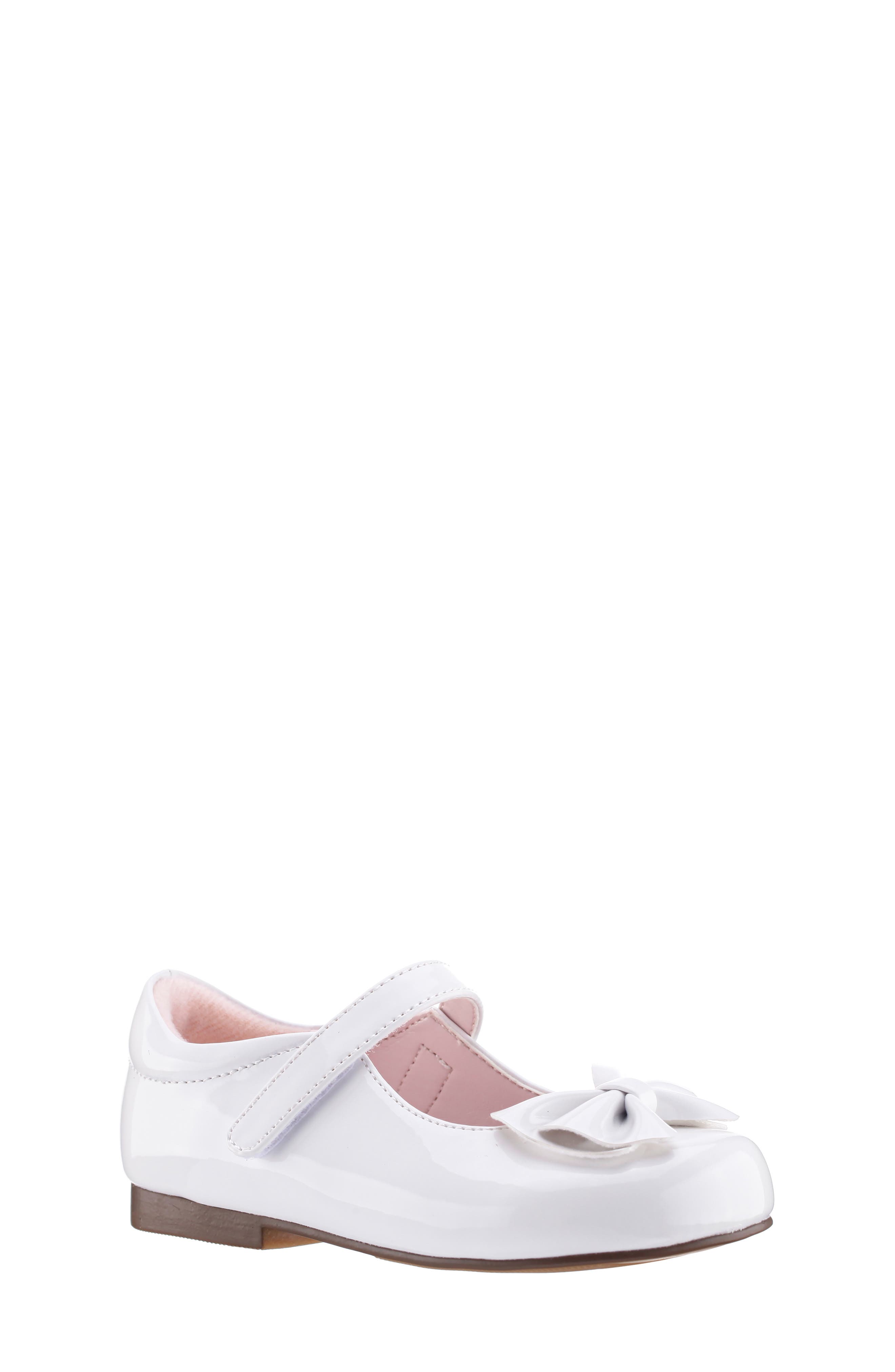 Kids' Posey Mary Jane Flat, Main, color, WHITE PATENT