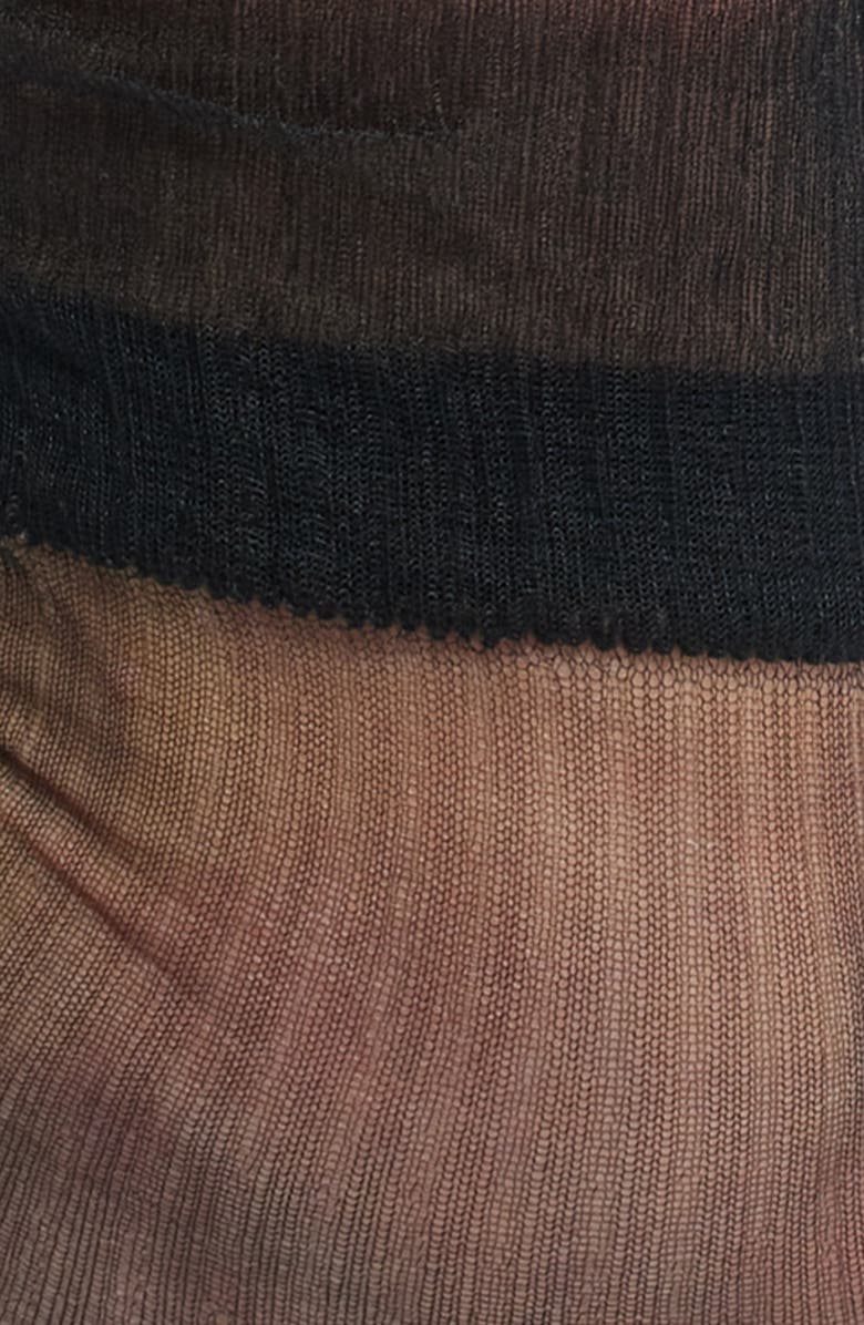 Casa Clara Remi Sheer Ankle Socks, Alternate, color, Black