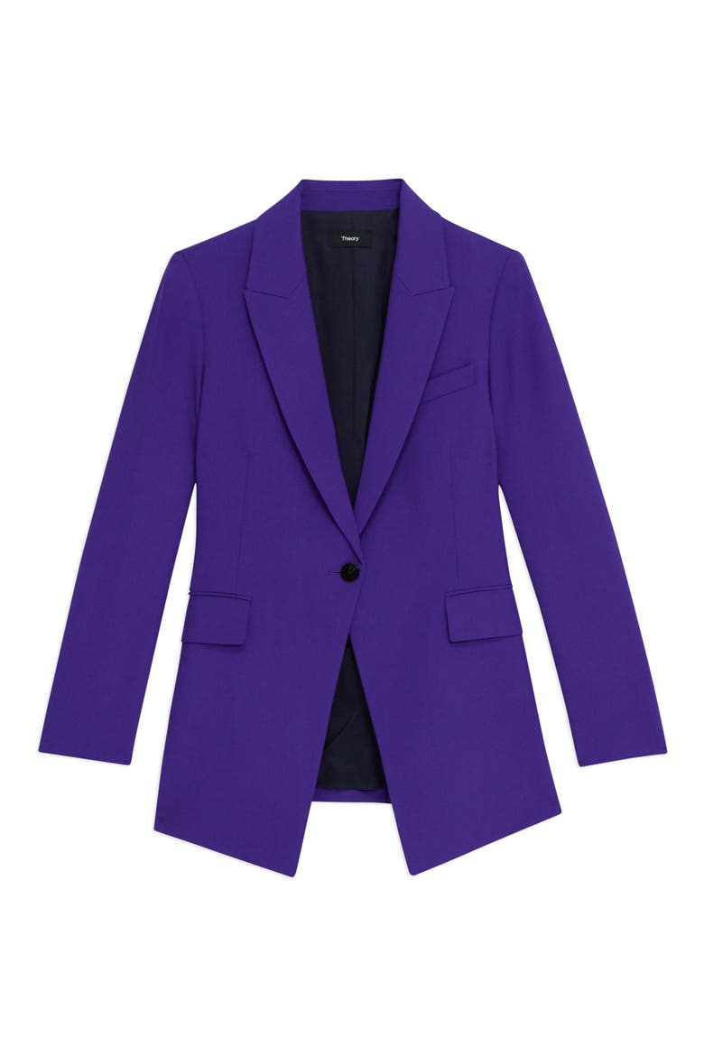 Etiennette Wool Blazer, Alternate, color, BLUE IRIS