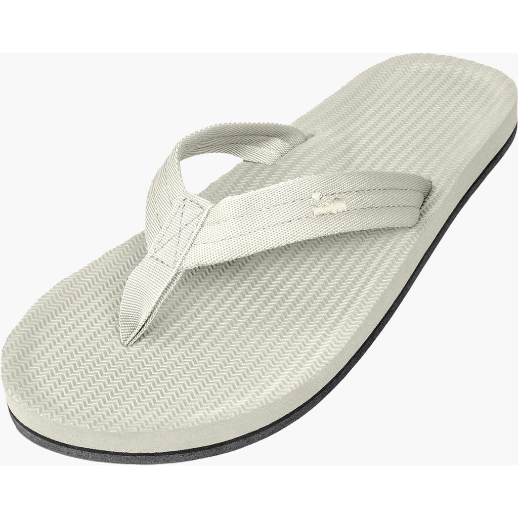 Indosole Responsibly-made Tire Sole Easy Living Flip Flops In Neutral