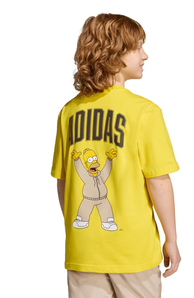 adidas Originals x The Simpsons Kids's Graphic T-Shirt, Alternate, color, Yellow