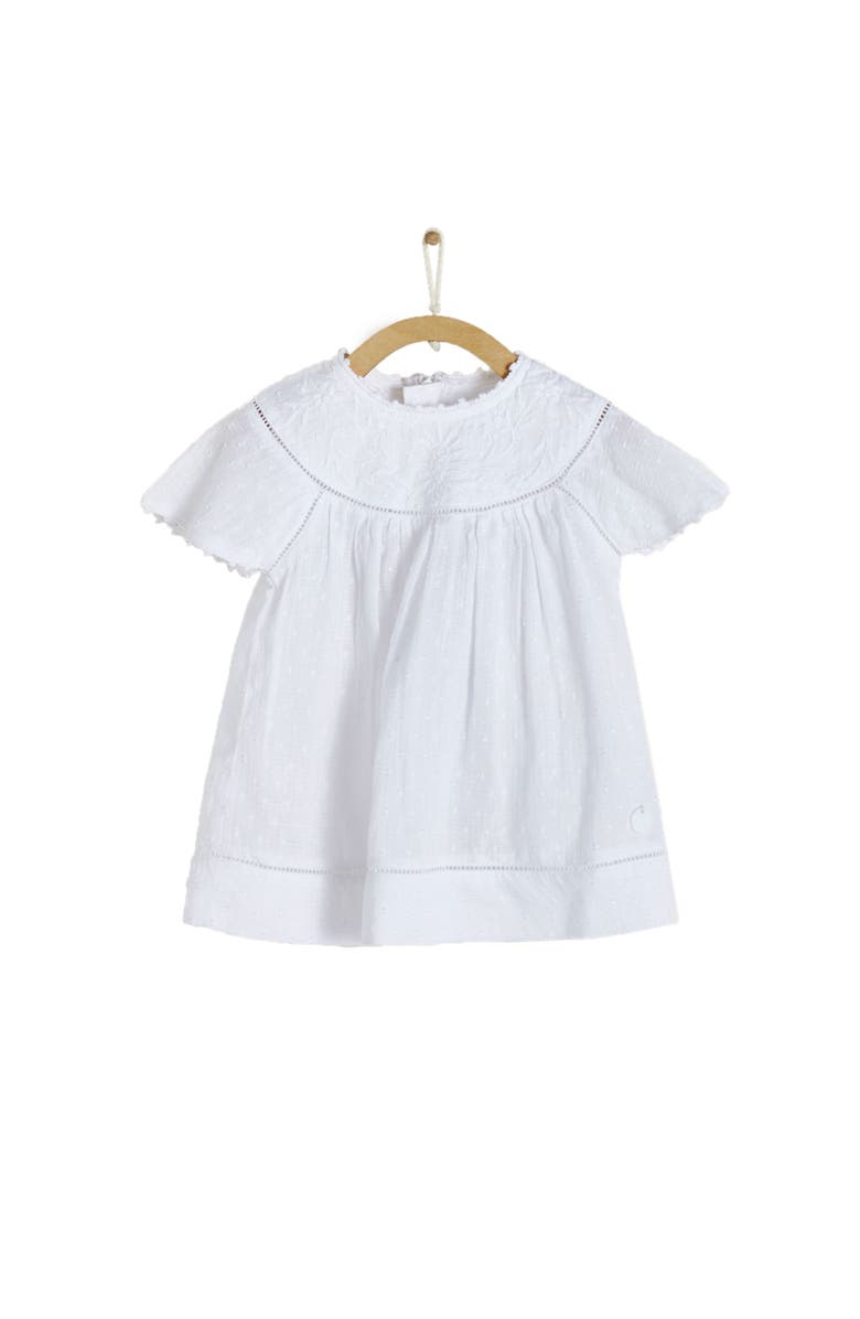 Babycottons Bauti Dress for Infant, Main, color, White