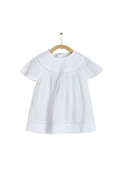 Babycottons Bauti Dress For Infant In White