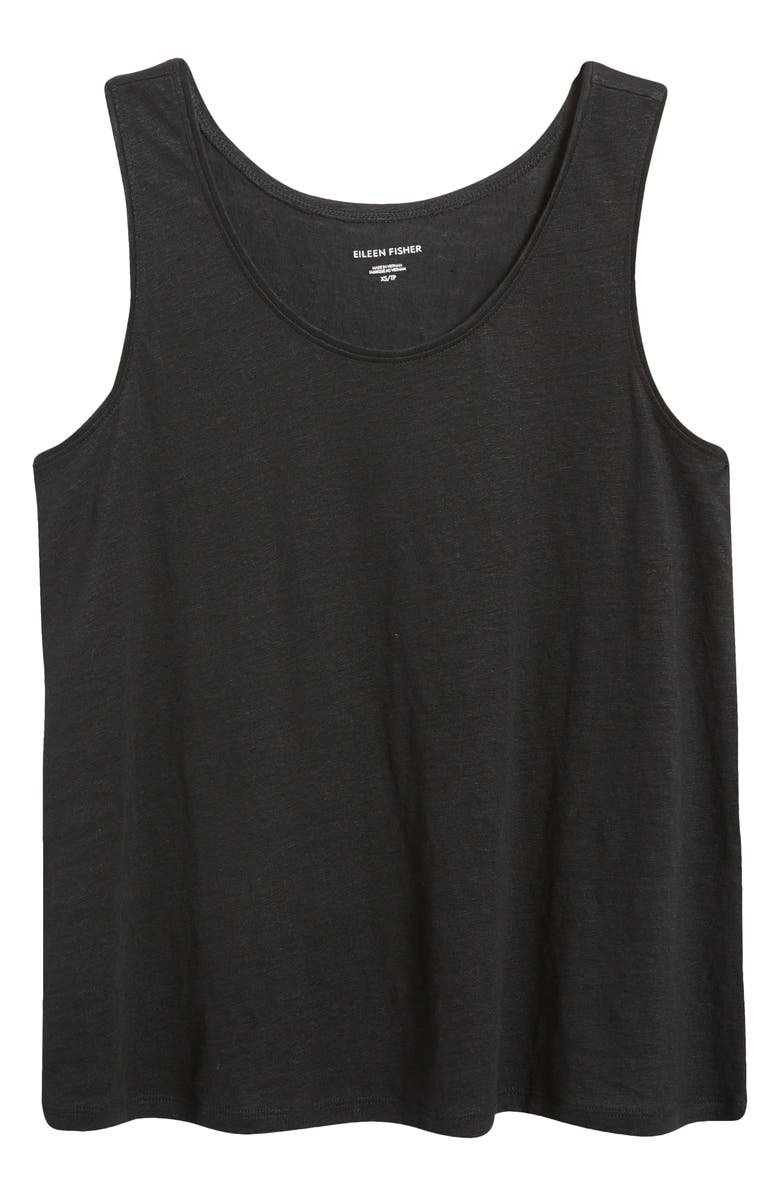 Eileen Fisher Organic Linen Tank, Alternate, color, 