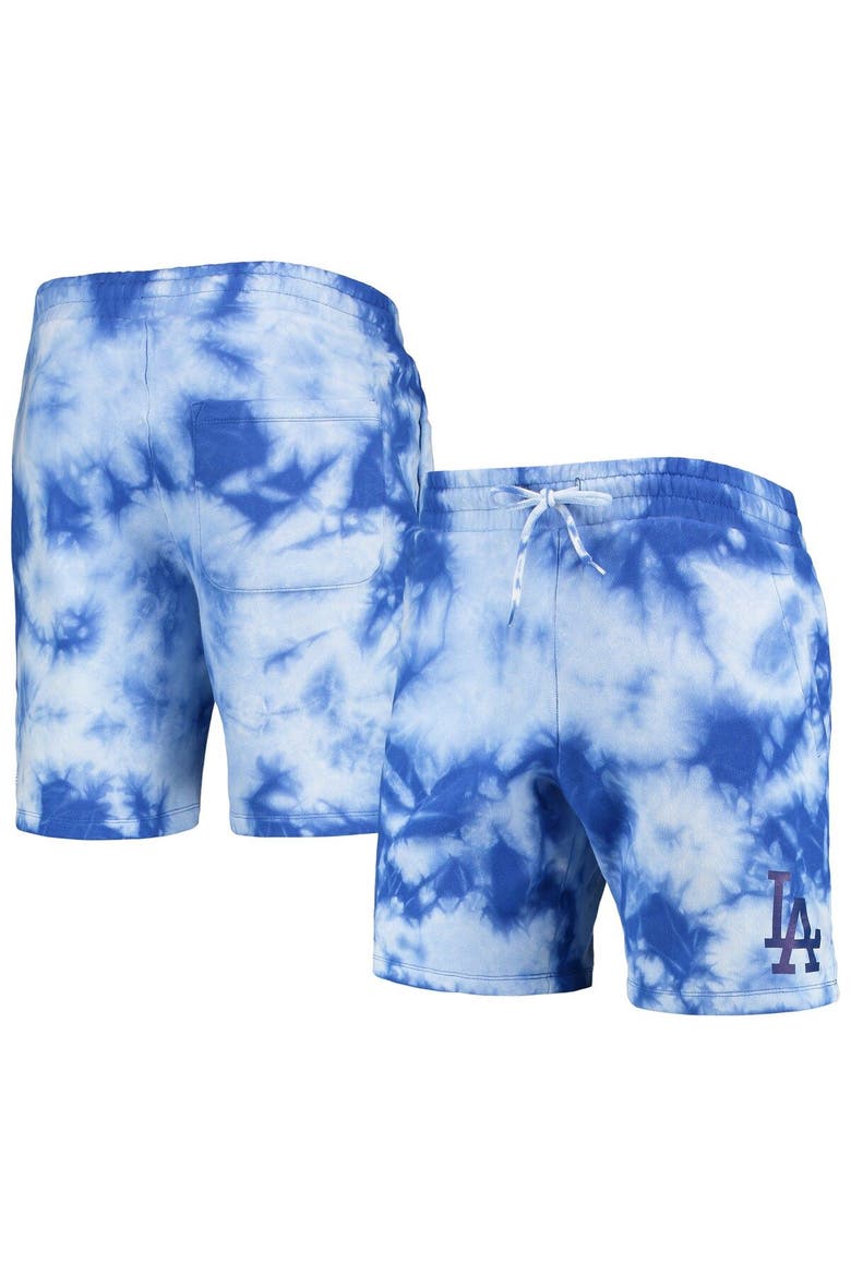Men's New Era Royal Los Angeles Dodgers Team Dye Shorts, Main, color, Royal