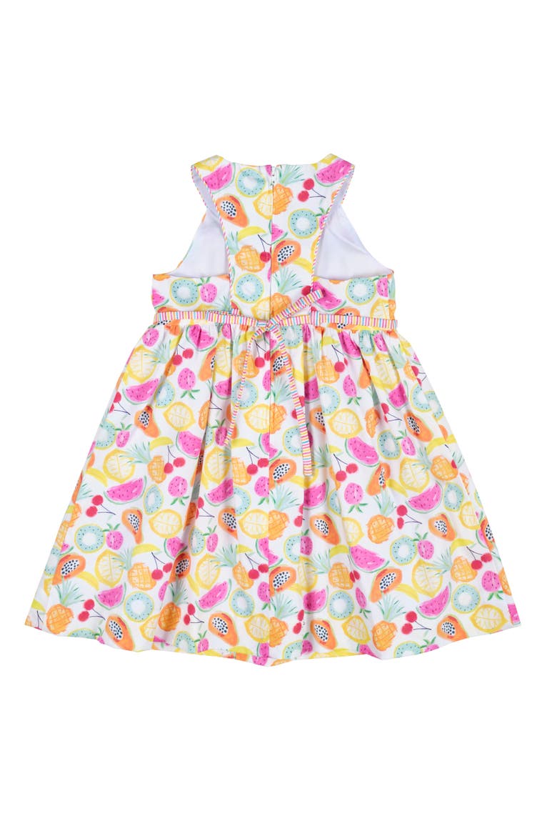 Fruit Print Dress, Alternate, color, White / Multicolor