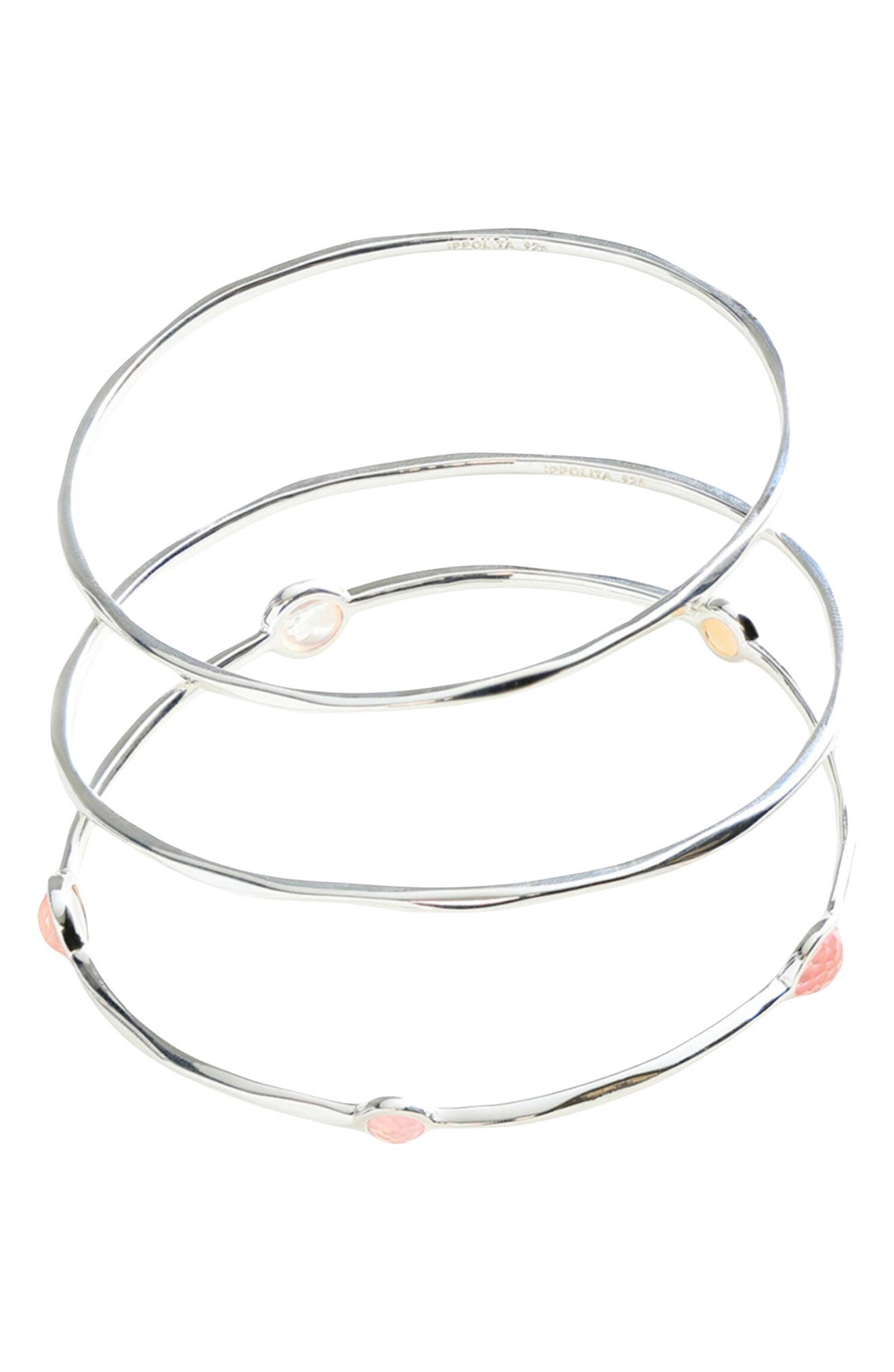 Ippolita Wonderland Set of 3 Bangle Bracelets