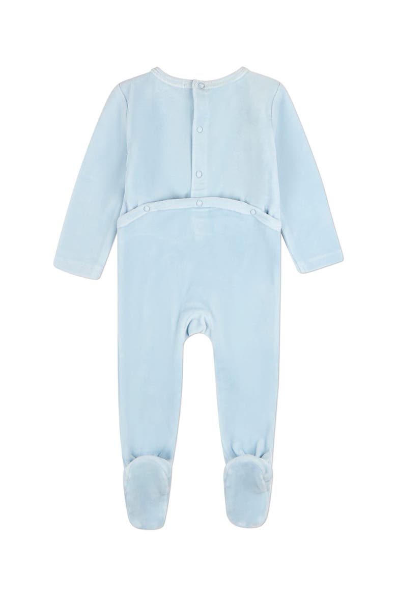 Baby Bunny Meets Chick Footie, Alternate, color, Baby Blue