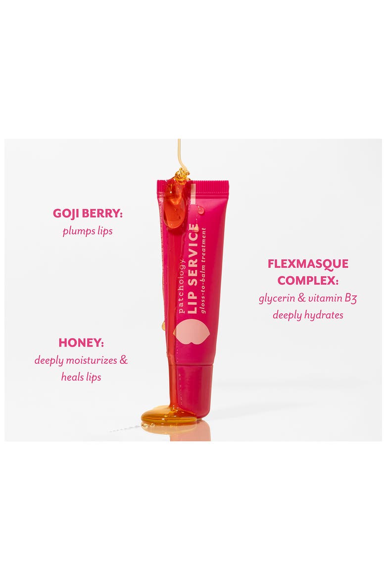 Lip Service Gloss-to-Balm Treatment, Alternate, color, PINK