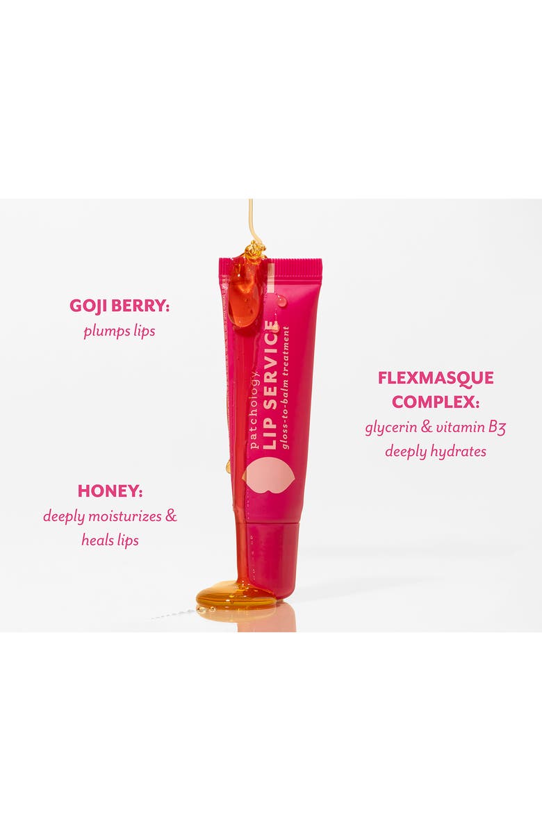 Patchology Lip Service Gloss-to-Balm Treatment, Alternate, color, Pink