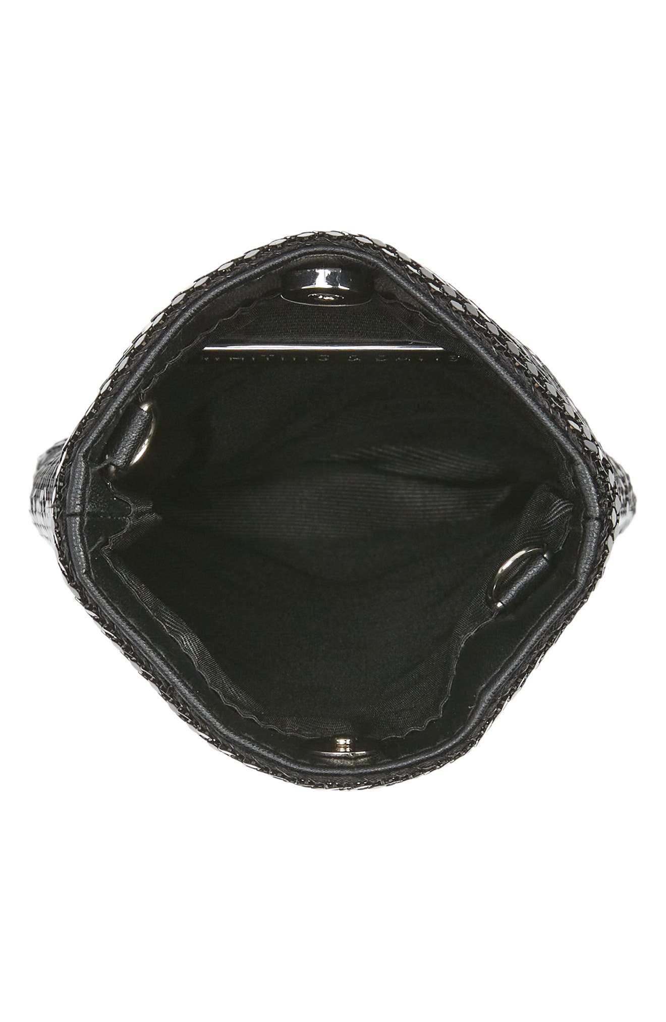 Mesh Crossbody Pouch, Alternate, color, BLACK
