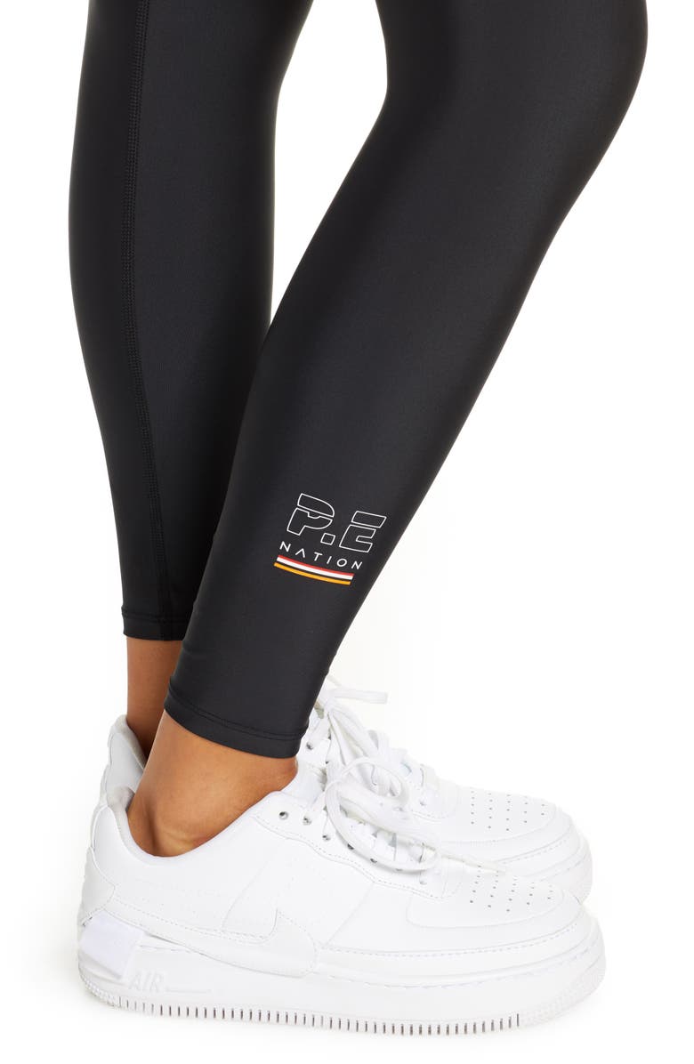 P.E Nation Training Day Crop Leggings, Alternate, color, 